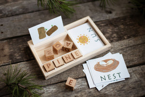 Wooden See & Spell Puzzle